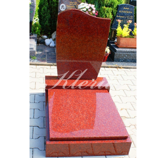 Urnový pomník Ruby Red vlna 70x100